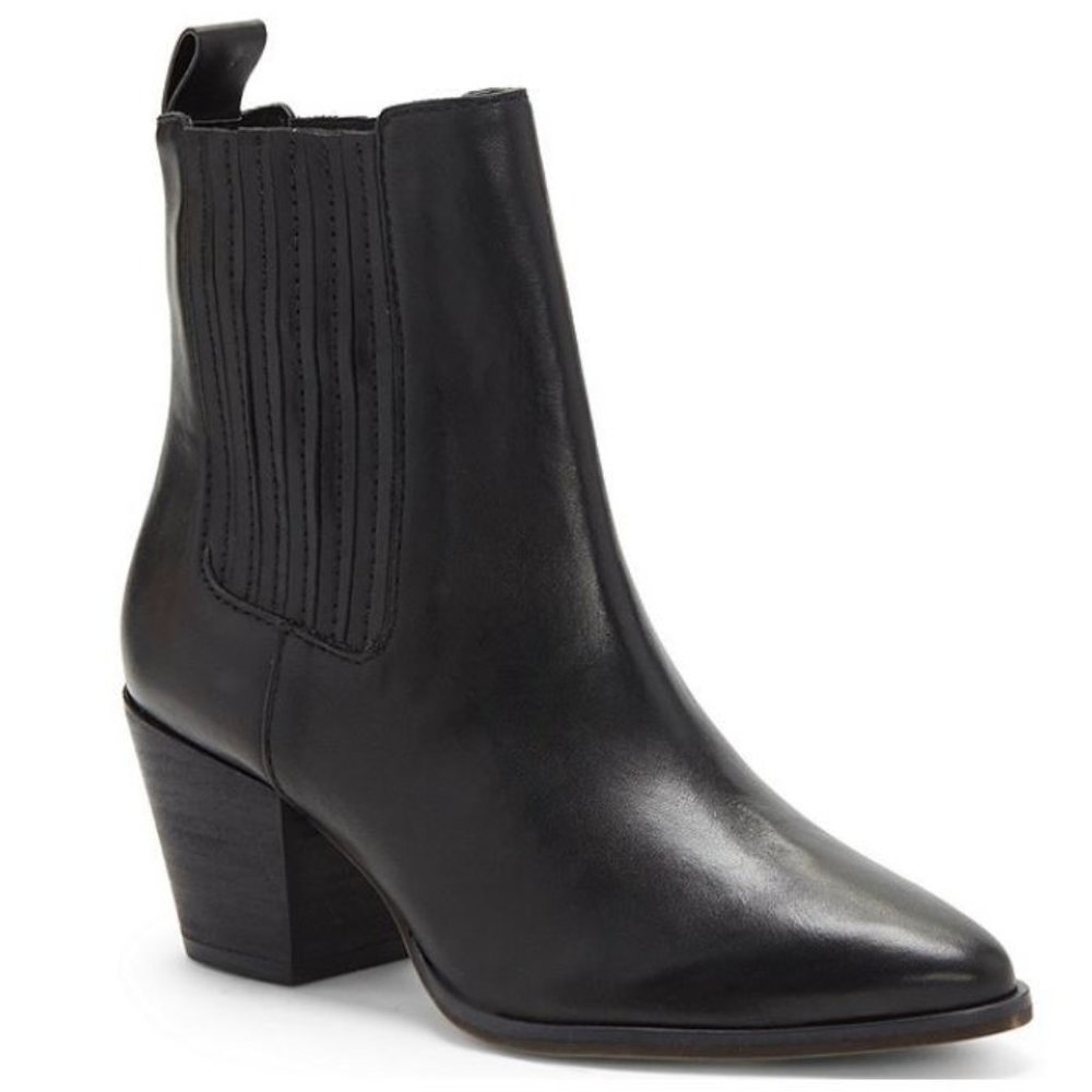 Lucky Brand Radah Block Heel Western Booties Sz 9